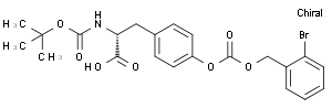 N-叔丁氧羰基-O-(2-溴苄氧羰基)-D-酪氨酸