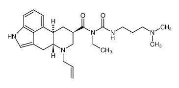 (82)-N-[[[3-(Dimethylamino)propyl]amino]carbonyl]-N-ethyl-6-(2-propen-1-yl)-ergoline-8-carboxamide