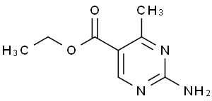 Ethyl 2-amino-4-methylpyrimidine-5-carboxylate,2-Amino-4-methylpyrimidine-5-carboxylic acid ethyl ester