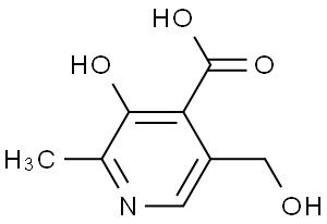 3-hydroxy-5-(hydroxymethyl)-2-methyl-4-pyridinecarboxylicaci