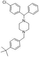 Piperazine, 1-(p-tert-butylbenzyl)-4-(p-chloro-alpha-phenylbenzyl)-