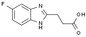 3-(5-氟-1H-苯并咪唑-2-基)丙酸