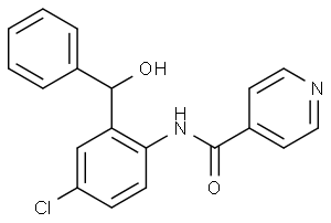 N-[4-Chloro-2-(hydroxy-phenylmethyl)phenyl]pyridine-4-carboxamide