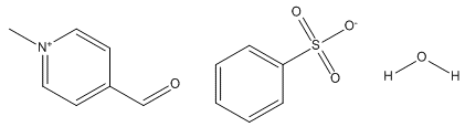 4-Formyl-1-methylpyridiniumbenzenesulfonatehydrate