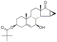 3H-Cycloprop[15,16]androsta-5,15-dien-17-one,3-(2,2-dimethyl-1-