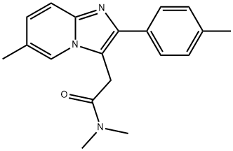 2-a)pyridine-3-acetamide,2-(4-methylphenyl)-n,n,6-trimethyl-imidazo(