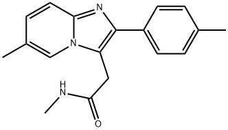Imidazo[1,2-a]pyridine-3-acetamide, N,6-dimethyl-2-(4-methylphenyl)-