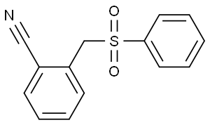 Benzonitrile, 2-[(phenylsulfonyl)methyl]-
