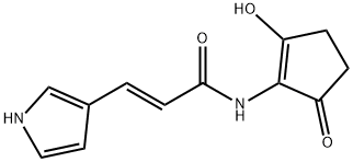 2-Propenamide, N-(2-hydroxy-5-oxo-1-cyclopenten-1-yl)-3-(1H-pyrrol-3-yl)-, (2E)-
