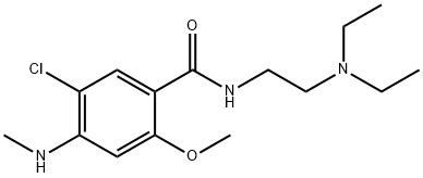 Benzamide, 5-chloro-N-[2-(diethylamino)ethyl]-2-methoxy-4-(methylamino)-