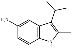 1H-Indol-5-amine, 2-methy-3-(1-methylethyl)-