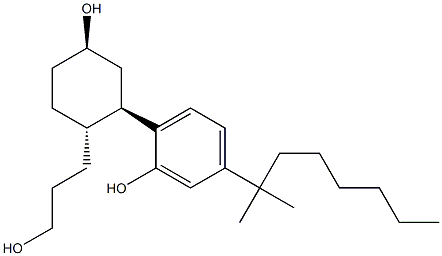 Phenol, 5-(1,1-dimethylheptyl)-2-(5-hydroxy-2-(3-hydroxypropyl)cyclohexyl)-, (1alpha,2beta,5alpha)-