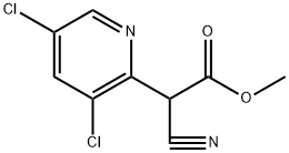 Cyano-(3,5-dichloro-pyridin-2-yl)-acetic acid methyl ester