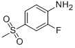 1-Amino-2-fluoro-4-(methylsulphonyl)benzene