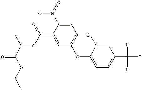 O-[5-(2-氯-4-三氟甲基苯氧基)-2-硝基苯甲酰基]-DL-乳酸乙酯