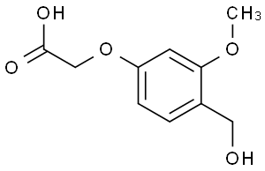 2-[4-(hydroxymethyl)-3-methoxy-phenoxy]ethanoic acid