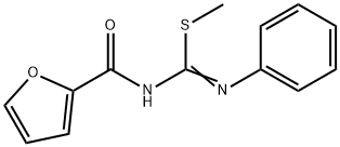 Carbamimidothioic acid, N-(2-furanylcarbonyl)-N'-phenyl-, methyl ester