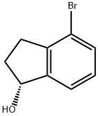 1H-Inden-1-ol, 4-bromo-2,3-dihydro-, (1R)-
