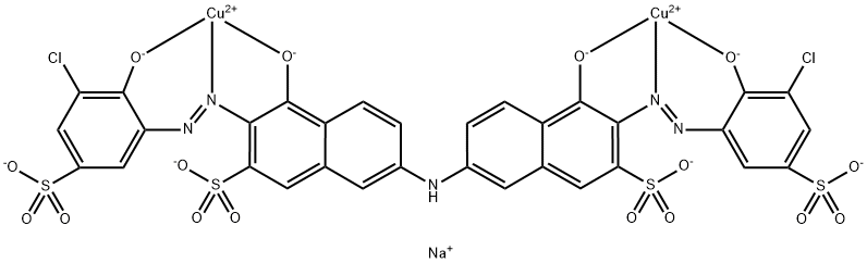 tetrasodium [mu-[[7,7'-iminobis[3-[(3-chloro-2-hydroxy-5-sulphophenyl)azo]-4-hydroxynaphthalene-2-sulphonato]](8-)]]dicuprate(4-)