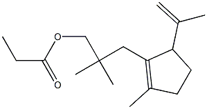 5-isopropenyl-beta,beta,2-trimethylcyclopent-1-ene-1-propyl propionate