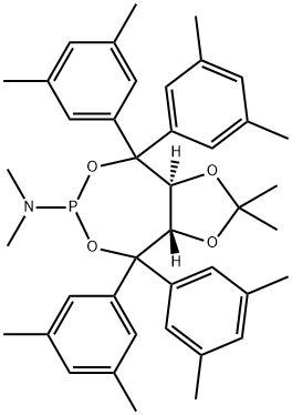 (3AS,8AS)-4,4,8,8-四(3,5-二甲基苯基)-N,N,2,2-四甲基四氢-[1,3]二氧杂环戊烷并[4,5-E][1,3,2]二氧杂磷杂环庚烷-6-胺