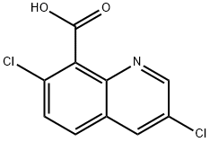 8-quinolinecarboxylic acid, 3,7-dichloro-