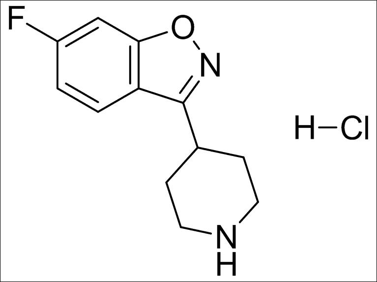 6-氟-3-(4-哌啶基)-1,2苯併异噁唑盐酸盐 KY-16-05