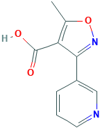 5-methyl-3-(pyridin-3-yl)-1,2-oxazole-4-carboxylic acid
