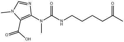 1H-Imidazole-5-carboxylic acid, 1-methyl-4-[methyl[[(5-oxohexyl)amino]carbonyl]amino]-