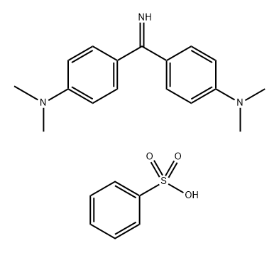 Benzenesulfonic acid, mono-C10-14-alkyl derivs., compds. with 4,4'-carbonimidoylbis[N,N-dimethylbenzenamine]