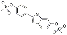 4-(6-((Methylsulfonyl)oxy)benzo[b]thiophen-2-yl)phenyl methanesulfonate