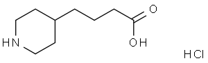 4-Piperidinebutanoic acid, hydrochloride