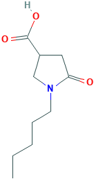 5-氧代-1-戊基吡咯烷-3-羧酸