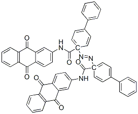 4',4'''-azobis[N-(9,10-dihydro-9,10-dioxo-2-anthryl)[1,1'-biphenyl]-4-carboxamide