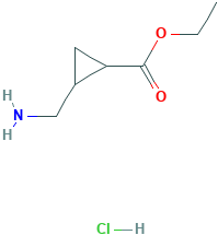trans-Ethyl 2-(aminomethyl)cyclopropanecarboxylatehydrochloride