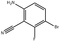 2-fluoro-3-bromo-6-amino-benzonitrile