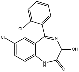 7-Chloro-5-(2-chlorophenyl)-1,3-dihydro-3-hydroxy-2H-1,4-benzodiazepine-2-one