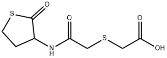 [[2-oxo-2-[(tetrahydro-2-oxo-3-thienyl)amino]ethyl]thio]acetic acid