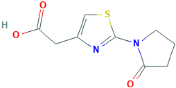 [2-(2-OXOPYRROLIDIN-1-YL)-1,3-THIAZOL-4-YL]ACETIC ACID