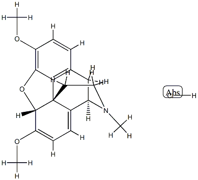 (5alpha)-6,7,8,14-tetradehydro-4,5-epoxy-3,6-dimethoxy-17-methylmorphinan hydrochloride