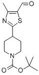 1-Piperidinecarboxylic acid, 4-(5-formyl-4-methyl-2-thiazolyl)-, 1,1-dimethylethyl ester