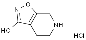 THIP  hydrochloride,  4,5,6,7-Tetrahydroisoxazolo[5,4-c]pyridin-3-ol  hydrochloride