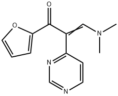 3-(dimethylamino)-1-(2-furyl)-2-pyrimidin-4-ylprop-2-en-1-one