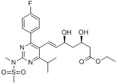 (3R,5S,E)-Ethyl 7-(4-(4-fluorophenyl)-6-isopropyl-2-(N-methylmethylsulfonamido) pyrimidin-5-yl)-3