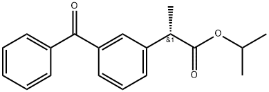 Benzeneacetic acid, 3-benzoyl-α-methyl-, 1-methylethyl ester, (αS)-