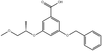 3-(benzyloxy)-5-[(1S)-2-methoxy-1-methylethoxy]benzoic acid