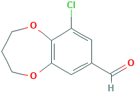 9-氯-3,4-二氢-2H-苯并[b][1,4]二氧杂环庚烷-7-甲醛