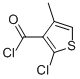 3-Thiophenecarbonylchloride,2-chloro-4-methyl-(9CI)