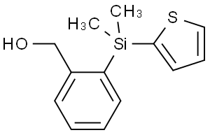 2-{二甲基(2-噻吩基)硅烷基}苄醇