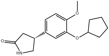 (4R)-4-[3-(环戊氧基)-4-甲氧基苯基]吡咯-2-酮